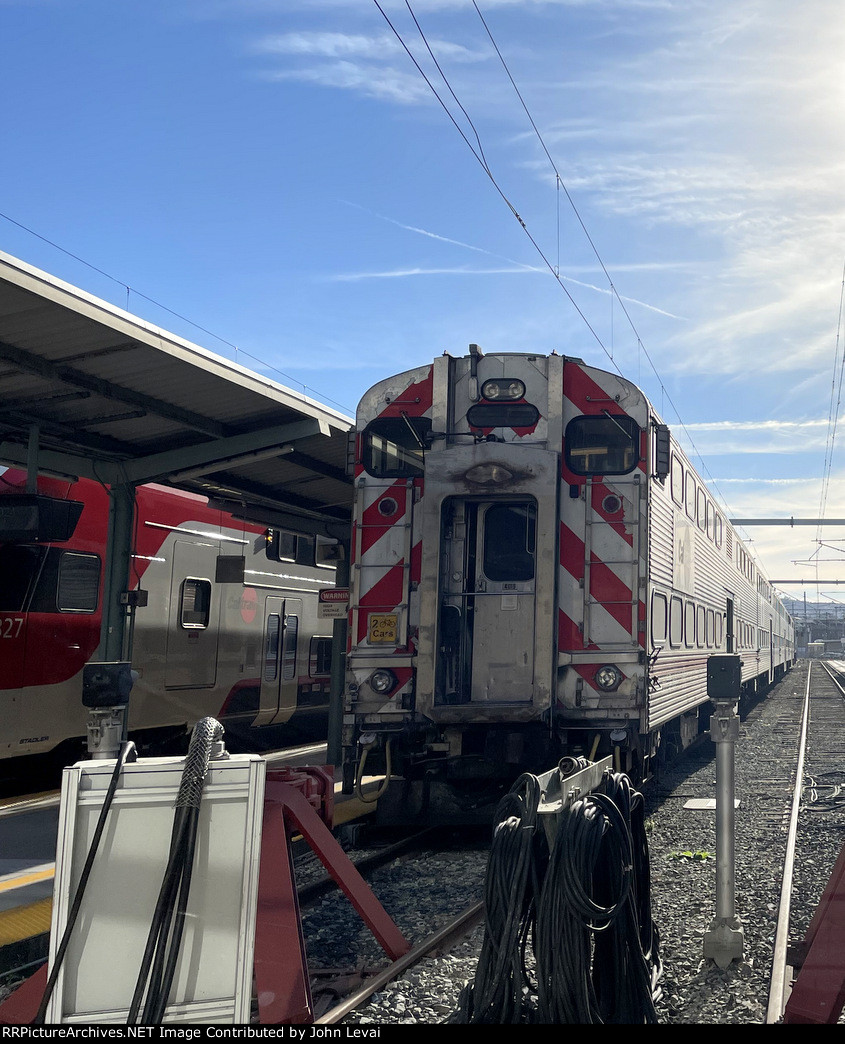 Caltrain Gallery Car at San Francisco Caltrain Terminal